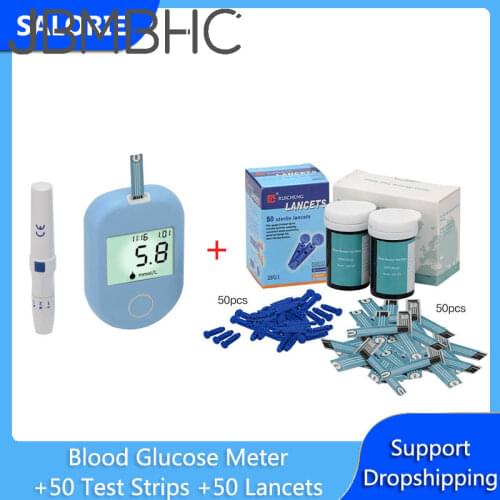 Medical Blood Sugar Tester Diabetes Glucose Meter Glucose Sugar Testing Machine Test Strips Diabetes Lancets Blood Test Finger