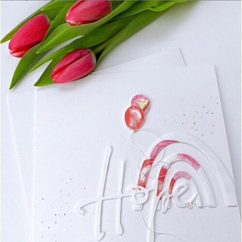 New Hope letter decoration metal Cutting Dies Stencils DIY Scrapbooking Paper/photo Cards Embossing Dies