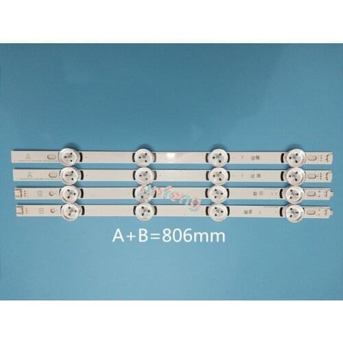 Original LED Backlight strip 8 Lamp For LG 39 inch TV 390HVJ01 lnnotek drt 3.0 39" 39LB5610 39LB561V 39LB5800 39LB561F DRT3.0