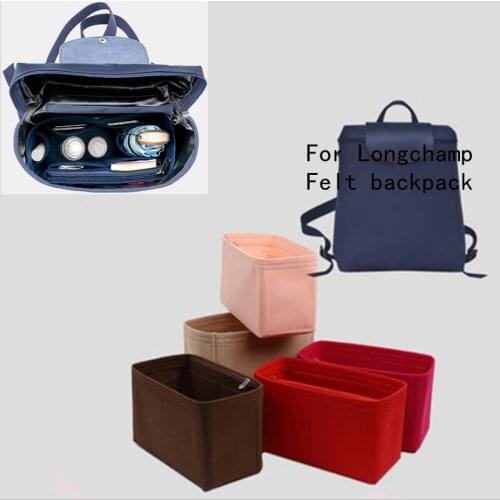 Suitable for ladies backpack, liner Felt bag, inner lining, storage and finishing middle bags for women Coin purse