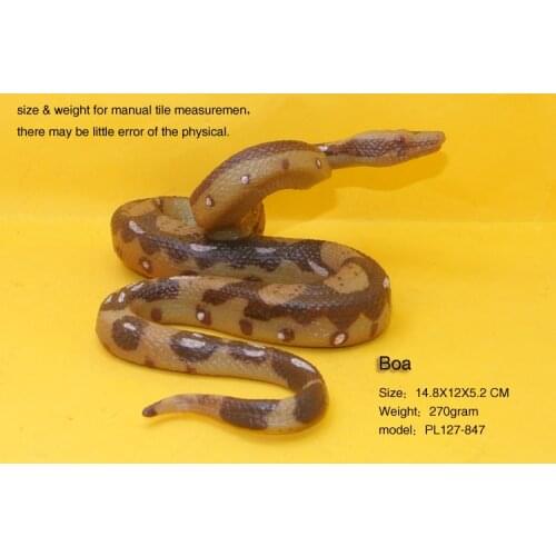 Hot toys: new Big Python (Boa) Snake Simulation model Animals kids toys children educational props