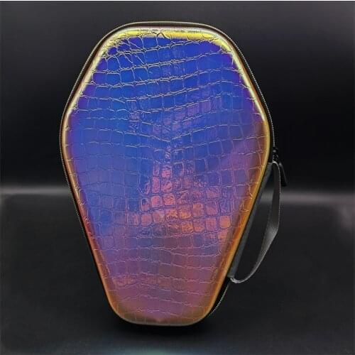 LIDU Professional Table Tennis lozenge Hard Case PU Waterproof Table Tennis Racket Bag Table Tennis Accessories