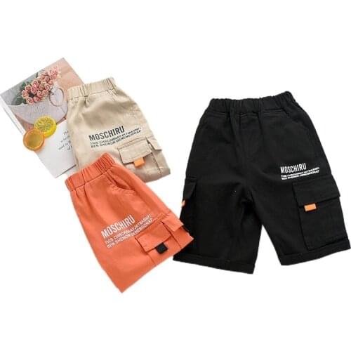 Boys shorts 2021 summer Children shorts boy girl child Pants loose kids clothes toddler baby sports clothing for 2-14 years