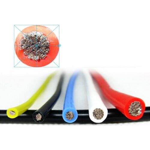 Silicone wire high temperature resistant super soft model 24 22 20 18 16 AWG American standard special soft battery connection