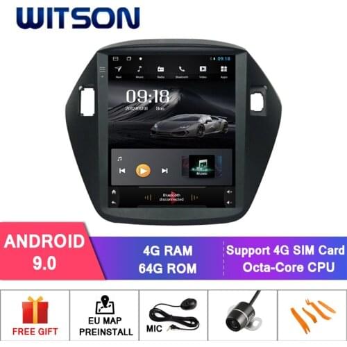 WITSON Vertical Screen Android car dvd player with GPS 4GB RAM+64G ROM For HYUNDAI IX35 car radio with GPS car audio