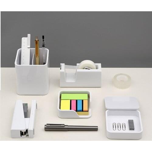 Xiaomi KACO LEMO Desktop storage box storage box Note box product box 3 in 1 assembly free simple design Work for the off