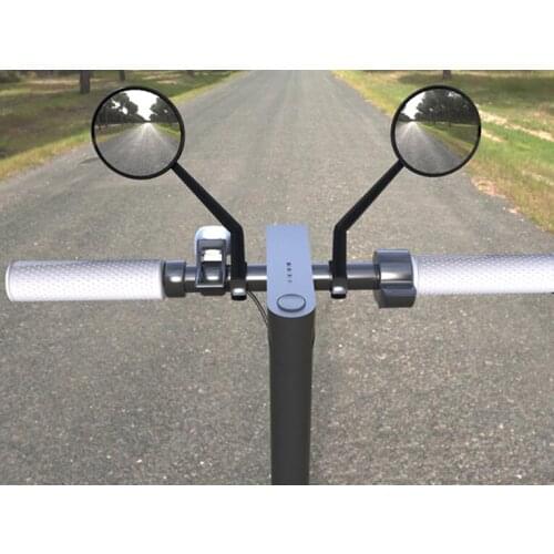 Handlebar Rear View Glass Mirror for Xiaomi M365 Electric Scooter Cycling Back Sight Reflector Angle Adjustable Mirrors