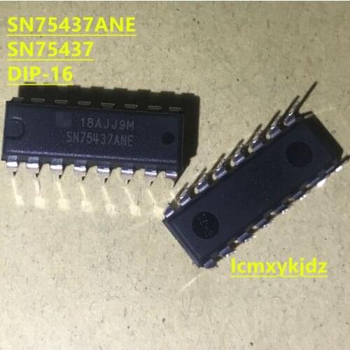 1Pcs/Lot , SN75437ANE SN75437AN SN75437 75437ANE DIP-16 , New Original Product , fast delivery