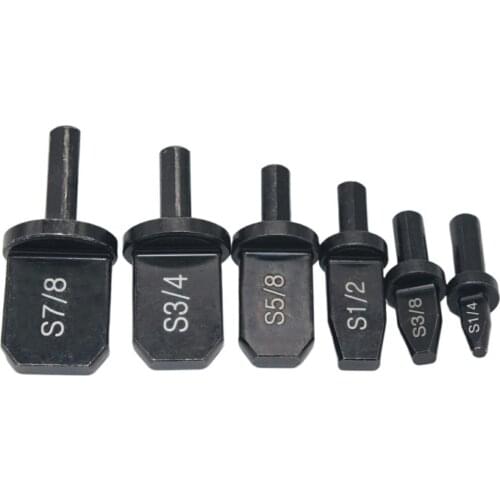 6pcs/set Imperial Tube Pipe Expander Support For Air Conditioner Conditioning Swaging Tool 7/8 3/4 5/8 1/2 3/8 1/4 Inch