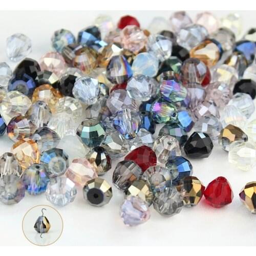 9mm Drop Austrian beads colorful glass crystal beads waterdrop bead for earring Jewelry Making DIY Handmade SJZ14