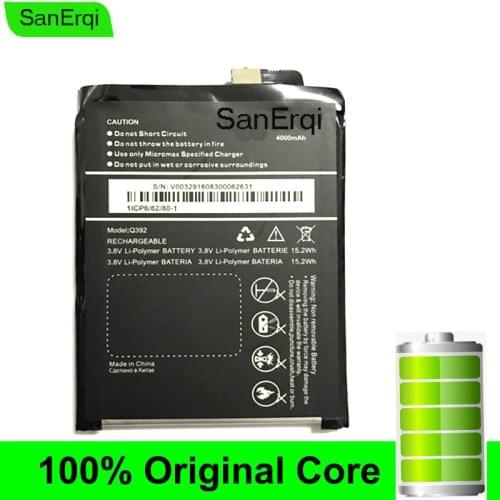 For Micromax Q392 battery 4000mAh New Tested