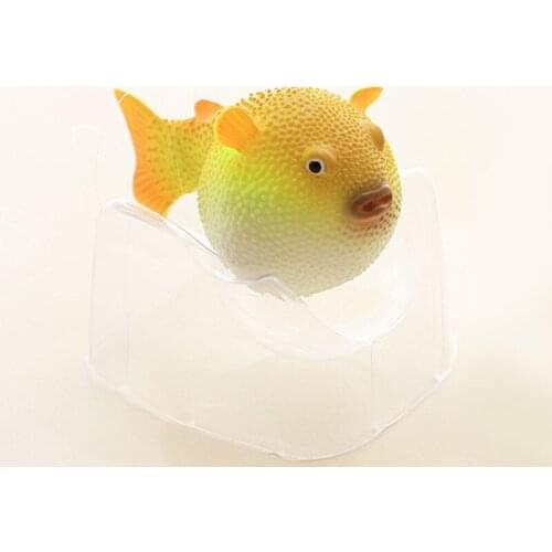 Aquarium Fish Tank Puffer Fish Aquarium Artificial Puffer Fish Tank Decor Glowing Effect Man-made Fish 1pcs