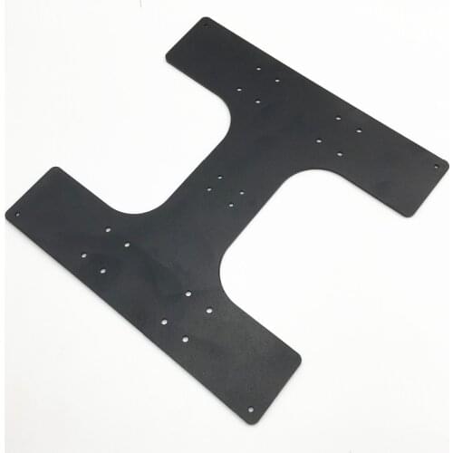 3MM thickness aluminum Y carriage plate black color Hotbed Support for DIY Anet E10 3D Printer