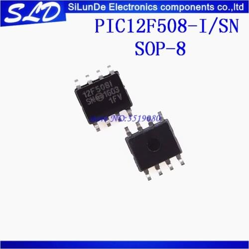 Free Shipping 50pcs/lot PIC12F508-I/SN PIC12F508 12F508 12F508I SOP8 new and original In Stock