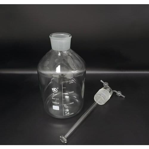 Monteggia gas washing bottle ,Capacity 7500ml,Lab Glass Gas Washing Bottle muencks,Shisha hookah
