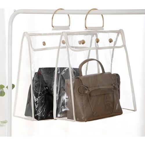 Household Bag Dustproof Cover Magnetic Lock Protective Container For Handbag