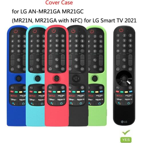Colorful Silicone Case Cover for LG MR21GA MR21N MR21GC Remote Control Cover For LG OLED TV Magic Remote MR21GA