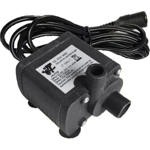 DC12V (6-15V) DC Brushless Small Water Pump Micro Pump Mute High Temperature Ceramic Shaft Head 3 Meters