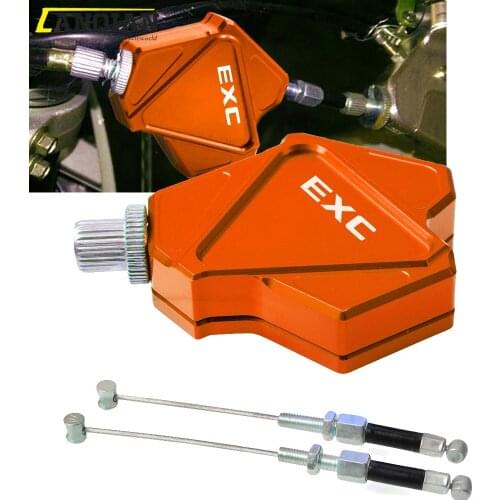 For 125 200 250 300 350 450 500 430 EXC 2004-2018 CNC Brake Levers Ropes Cables Stunt Clutch Lever Easy Pull Cable System