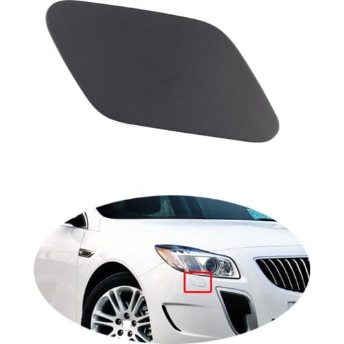 For Buick Regal GS 09-13 Front Bumper Headlight Washer Spray Nozzle Cover Head Lamp Water Cleaning Cap Lid Trim Shell Hood
