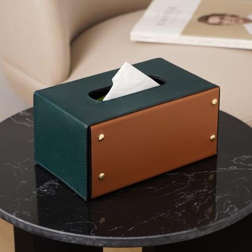 European Bedroom Tissue Box Creative Luxury Waterproof Coffee Table Dining Toilet Paper Portable Servilletero Home Product Eg50z