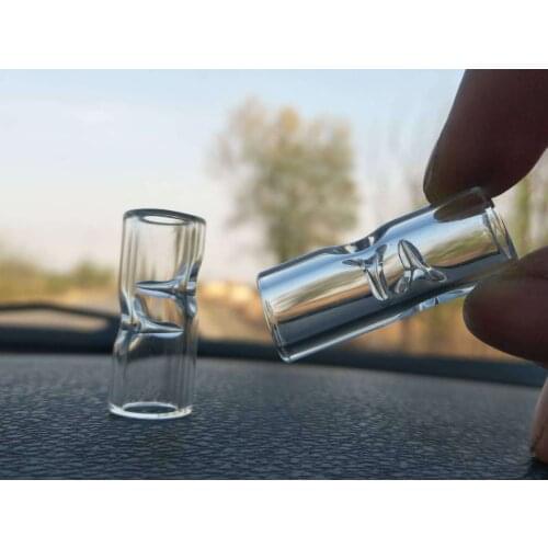 Hot Sale Glass Nozzle Smoking Filter Holder Roach Glass Tips 30-33mm Smoke Tool Tips Glass Mouth Tip#360