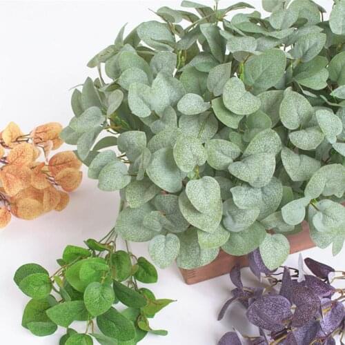 1Pc Artificial Eucalyptus Leaf Branch Flower Arrangement Party Furniture Decor