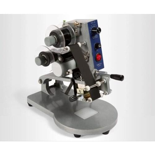 DY-8 Color Ribbon Hot Printing Machine Direct Thermal Foil Hot Stamp Printer Coding Machine Date Ribbon Coder