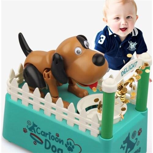 Liberty Imports My Dog Bank -Robotic Coin Munching Toy Money Box -Stealing Coin Bank Money Box Piggy Bank ,Cute Puppy Saving Box