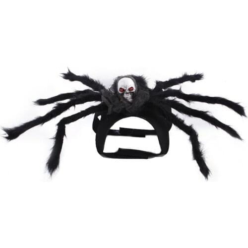 Legendog Pet Spider Costume Furry Spider Cosplay Dress Up Costume Cat Party Clothes Halloween Apparel For Dogs Puppy Cats