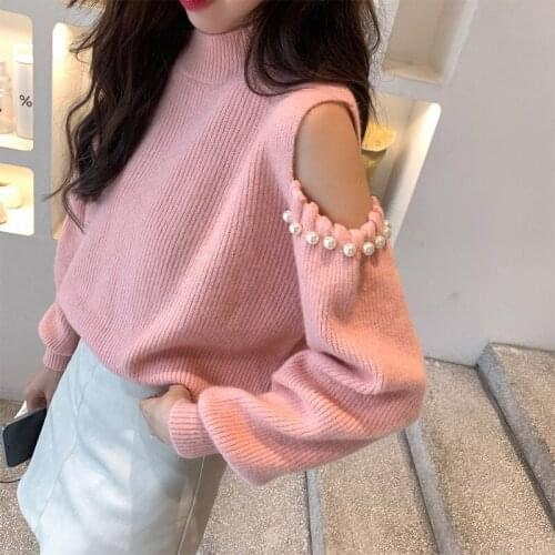 Женские пуловеры с открытыми плечами LPEJLHY China At AliExpress