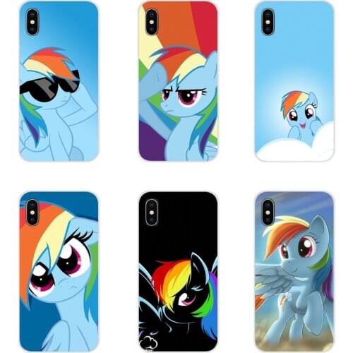 Cute My Little Pony Rainbow Dash For Motorola Moto X4 E4 E5 G5 G5S G6 Z Z2 Z3 G G2 G3 C Play Plus Accessories Phone Cases Covers