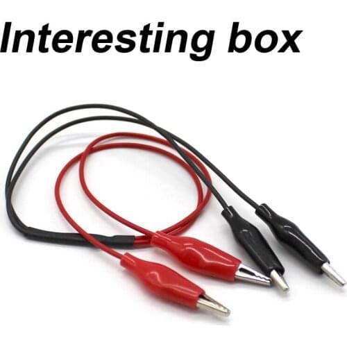 Multi-head crocodile clip (red and black) DIY electronic circuit cable multi-function test line wire and wire accessories