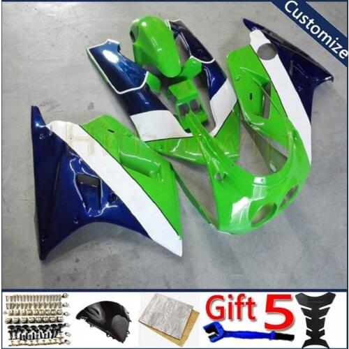 Motorcycle fairing Full fairing kits For ZXR250 1990 1991 1992 ZXR 250 90 91 92 ABS plastic motor panels kit blue green Bodywork