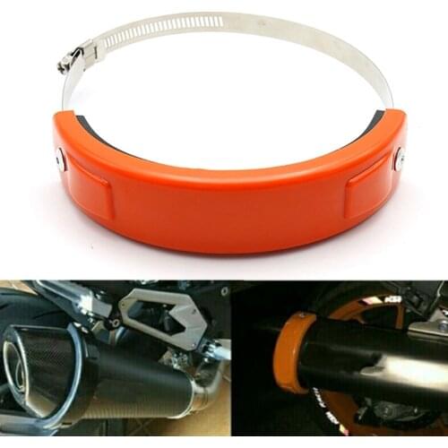 Motorcycle Exhaust Protector Ring 100mm-160mm Can Cover Exhaust Guard Cover