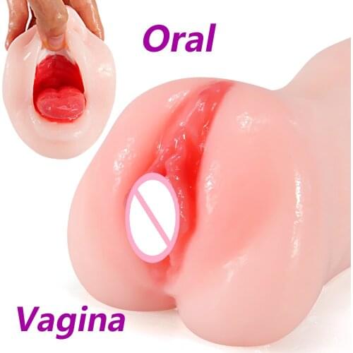 Male silicone masturbation cup fake vagina anal sex blowjob deepthroat real feeling blowjob toy sucking fun sex toys for men