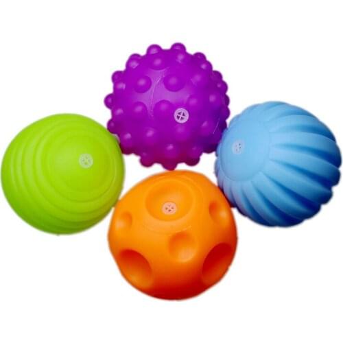 N096 Baby early education, perception, comfort, hand grasping touch toys ball BB soft ball early childhood education toys