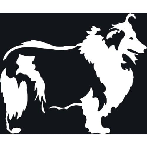 Collie Windshield Sticker Vinyl Auto Window window decals