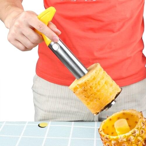 Stainless Steel Pineapple Peeler Spiralizer Cutter Core Peel Slicer Gadget Fruit Vegetable Knife Kitchen Accessories