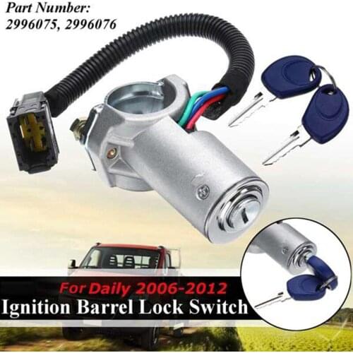 NEW-Car Ignition Lock Barrel Type Ignition Switch Door Lock for Iveco DAILY 2006-2012 2996075 29960764