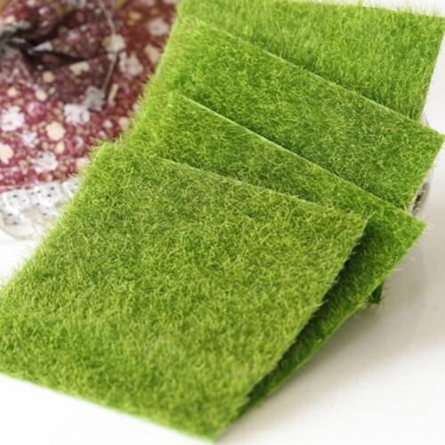 New Micro Landscape Decoration DIY Mini Fairy Garden Simulation Plants Artificial Fake Moss Decorative Lawn Turf Green Grass