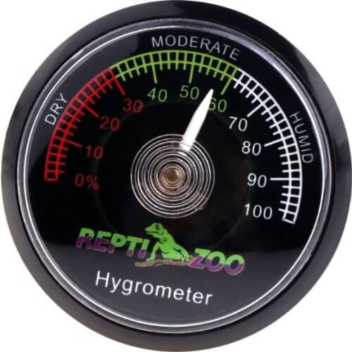 OOTDTY Reptile Tortoise Terrarium Vivarium Hygrometer Humidity Meter Gauge Rearing Box