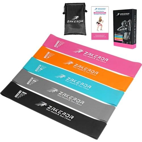 Yoga Crossfit Resistance Bands 5 Level Rubber Training Pull Rope For Sports Pilates Expander Fitness Gum Gym Workout Equipment