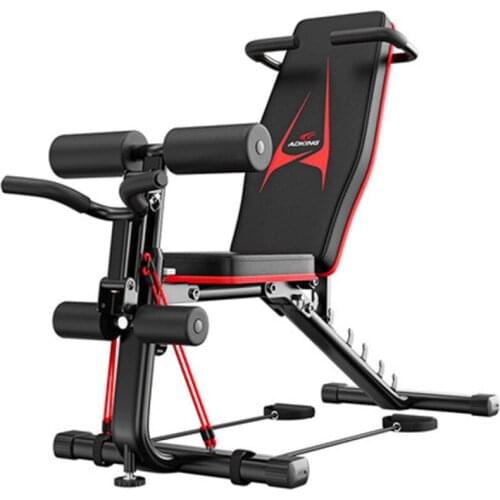 Dumbbell bench sit-up aid exercise fitness equipment household multifunctional foldable fitness chair bench press bench