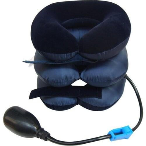 Air Inflatable Cervical Collar Neck Traction Tractor Support Massage Pillow Pain Relief Relax Health Care Neck Head Stretcher