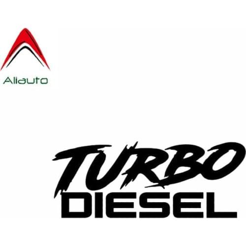 Aliauto Funny Car Sticker Turbo Diesel Boosted Decor Waterproof Vinyl Decal for Chevrolet Aveo Opel Astra Mitsubishi,13cm*5cm