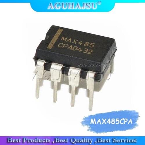 10PCS MAX485CPA DIP MAX485 High Current Interface Driver Receiver Transceiver New Original