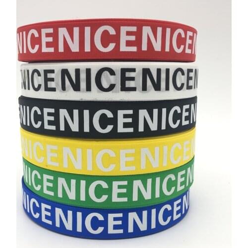 5yards/lot 1'' (25mm) Printing NICE Grosgrain Ribbon Hair Bow Party Christmas Wedding Decoration DIY Sewing Craft