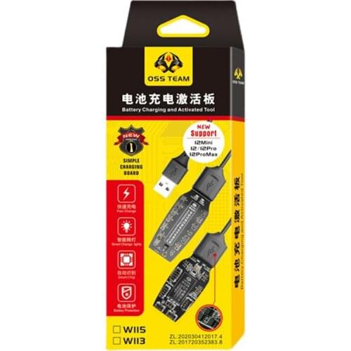 OSS w113 w115 Battery charging activation for iphone 4s-12promax Android mobile phone small board power test boot line