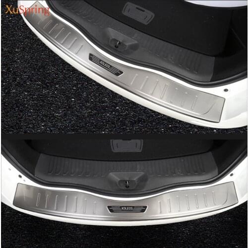 Car Rearguards Trunk Box Rear Tail Bumper Pedals Plate Stickers Trim Styling For Renault Koleos 2016 2017 2018 2019 2020
